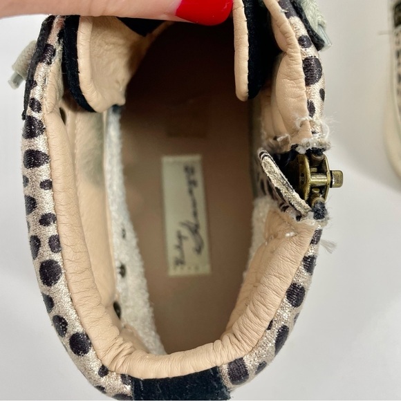 Vintage Havana revenge 8 Black Gold‎ leopard high top fashion sneakers GGDB - Picture 8 of 10